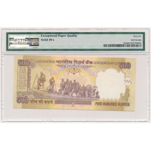 India, 500 Rupees 2006 - SOLID 5AG 888888 - letter E