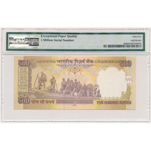 Indie, 500 rupees 2006 - 5CR 1000000 - litera R