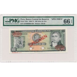 Peru, 100 Soles 1972 SPECIMEN No.020