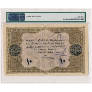 Turkey, 10 Livres (1916-17) AH1332