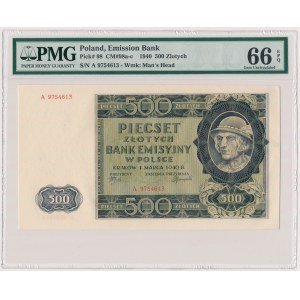 500 złotych 1940 - A 