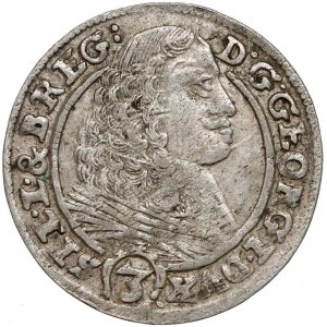 Śląsk, Jerzy III Brzeski, 3 krajcary Brzeg 1661 EW