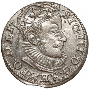 Zygmunt III Waza, Trojak Ryga 1589 - znak po GE