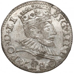  Zygmunt III Waza, Trojak Ryga 1593 - LI