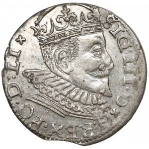 Zygmunt III Waza, Trojak Ryga 1594 - późny - LI x