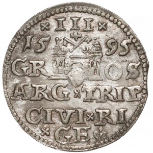 Zygmunt III Waza, Trojak Ryga 1595