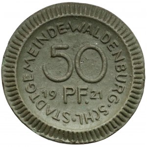 Waldenburg (Wałbrzych), 50 fenigów 1921