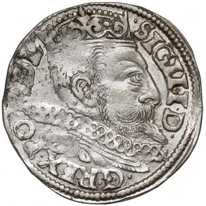 Zygmunt III Waza, Trojak Poznań 1597 - kwiat