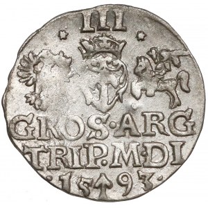 Zygmunt III Waza, Trojak Wilno 1593 - Dyla
