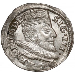 Zygmunt III Waza, Trojak Wilno 1592 - większy krążek