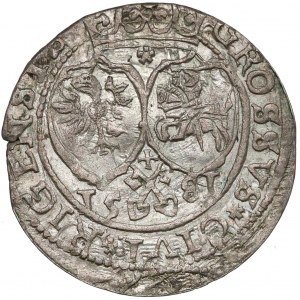 Stefan Batory, Grosz Ryga 1581 - TARCZE - b. ładny