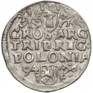Zygmunt III Waza, Trojak Poznań 1594 - inicjały V-I