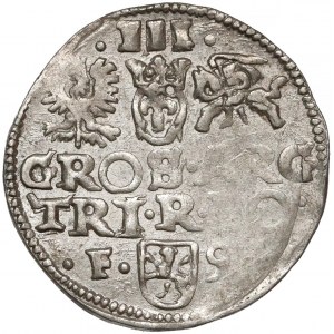 Zygmunt III Waza, Trojak Wschowa 1598? - F z lewej