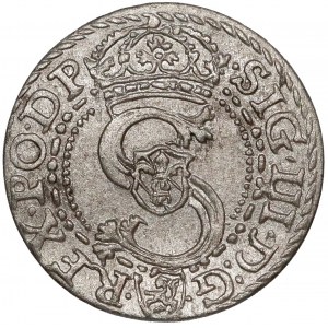 Zygmunt III Waza, Szeląg Kraków 1601 K - b.ładny