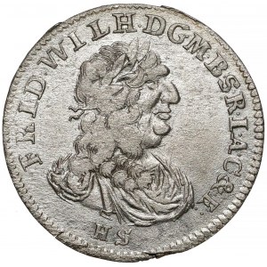 Niemcy, Prusy-Brandenburgia, Fryderyk Wilhelm, Szóstak Królewiec 1687 HS