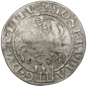 Zygmunt I Stary, Grosz Wilno 1536 - kwiecień - litera A - rzadki