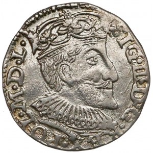 Zygmunt III Waza, Trojak Olkusz 1592 - duża głowa