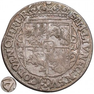 Zygmunt III Waza, Ort Bydgoszcz 1621 PRV:MA - przebitka O/V
