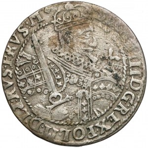 Zygmunt III Waza, Ort Bydgoszcz 1622 PRVS:M - przebitka N/G