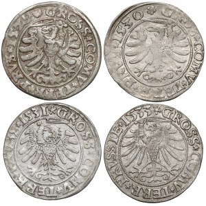 Zygmunt I Stary, Grosze Toruń 1529-1533 (4szt)
