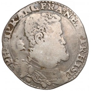 Zygmunt II August, Złoty polski 1564 kontrasygnowany na patace (sumy neapolitańskie)