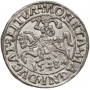 Zygmunt II August, Półgrosz Wilno 1548 - rzymska