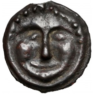 Grecja, Scytia, Olbia, AE28 - Gorgona - b. rzadki