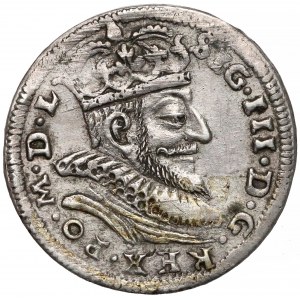 Zygmunt III Waza, Trojak Wilno 1590 - z walca - (RR)