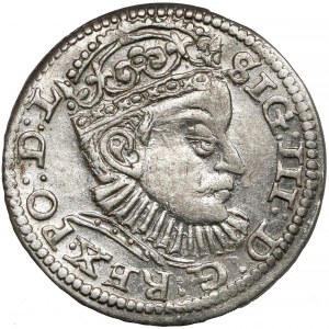 Zygmunt III Waza, Trojak Ryga 1588 - duża głowa 