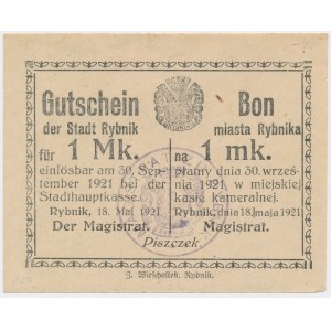 Rybnik, 1 marka 1921