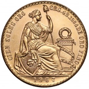 Peru, 100 Soles Oro 1967