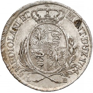 Włochy, Księstwo Mediolanu, Józef II Habsburg, 1/2 scudo 1784