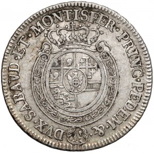 Włochy, Księstwo Sabaudii-Piemontu, Wiktor Amadeusz III, 1/2 scudo 1786