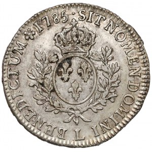 France, Louis XVI, Écu 1785-L, Bayonne