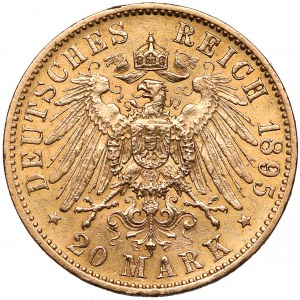 Deutschland, Preussen, Wilhelm II., 20 mark 1895-A