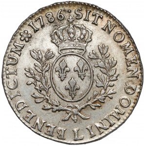 France, Louis XVI, Écu 1786-L, Bayonne