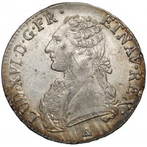 Francja, Ludwik XVI, Écu 1789-R, Orlean