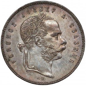 Hungary, Franz Joseph I., Forint 1869-KB