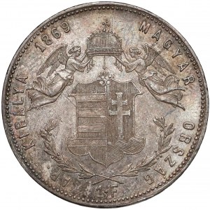 Hungary, Franz Joseph I., Forint 1869-KB