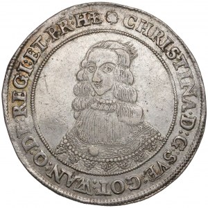 Szwecja, Krystyna Waza, Riksdaler Salvatortaler 1644