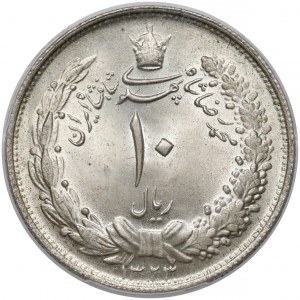 Iran, Mohammad Rezā Pahlavī, 10 rials 1944