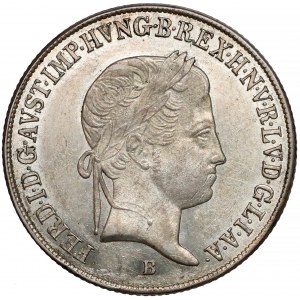 Hungary, Ferdinand I, 20 kreuzer 1848-B