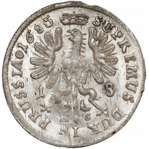Deutschland, Brandenburg-Preußen, Friedrich Wilhelm, 18 Groschen Königsberg 1685 HS