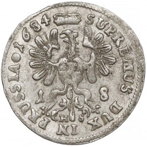 Deutschland, Brandenburg-Preußen, Friedrich Wilhelm, 18 Groschen Königsberg 1684 HS