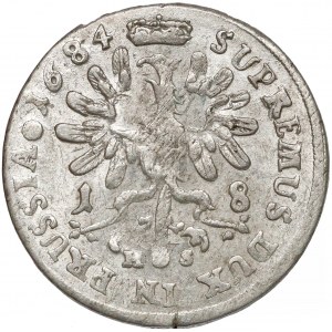 Deutschland, Brandenburg-Preußen, Friedrich Wilhelm, 18 Groschen Königsberg 1684 HS