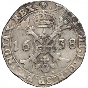 Niderlandy, Brabancja, Filip IV, Patagon 1638, Bruksela