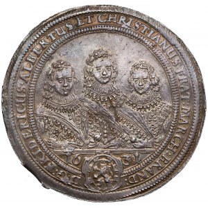 Deutschland, Brandenburg-Ansbach, Friedrich, Albrecht und Christian, Taler Nürnberg 1631