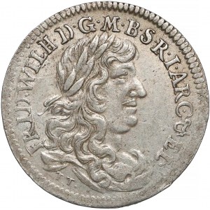 Niemcy, Prusy-Brandenburgia, Fryderyk Wilhelm, 1/3 talara Królewiec 1671 TT