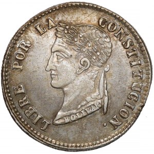 Boliwia, 4 Soles 1855