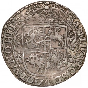 Zygmunt III Waza, Ort Bydgoszcz 1620 - bez II-VE, kwiaty - RZADKOŚĆ